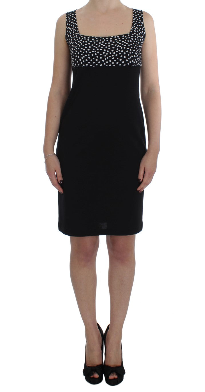 Ensemble robe fourreau et pull en jersey noir BENCIVENGA