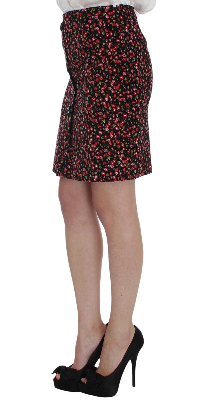 Costume floral noir multicolore de BENCIVENGA