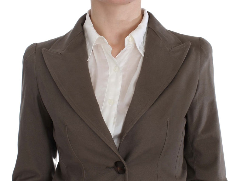 Costume en coton et laine beige de BENCIVENGA