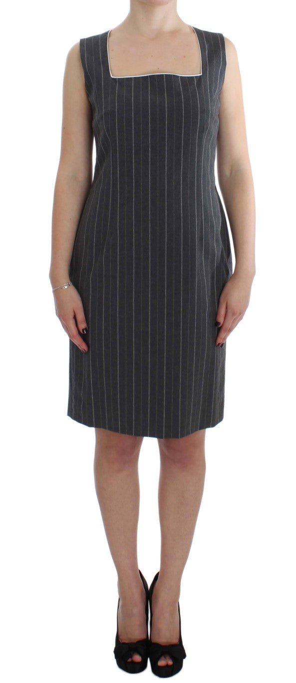 Ensemble tailleur-pantalon et blazer en jersey extensible gris de BENCIVENGA