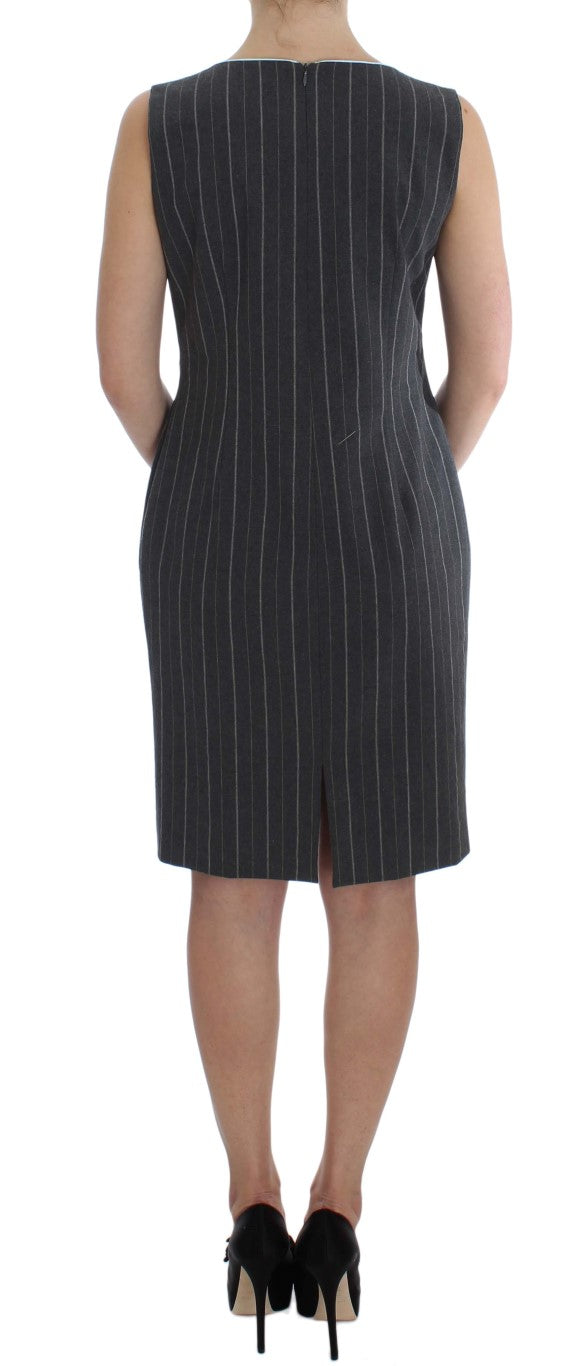 Ensemble tailleur-pantalon et blazer en jersey extensible gris de BENCIVENGA