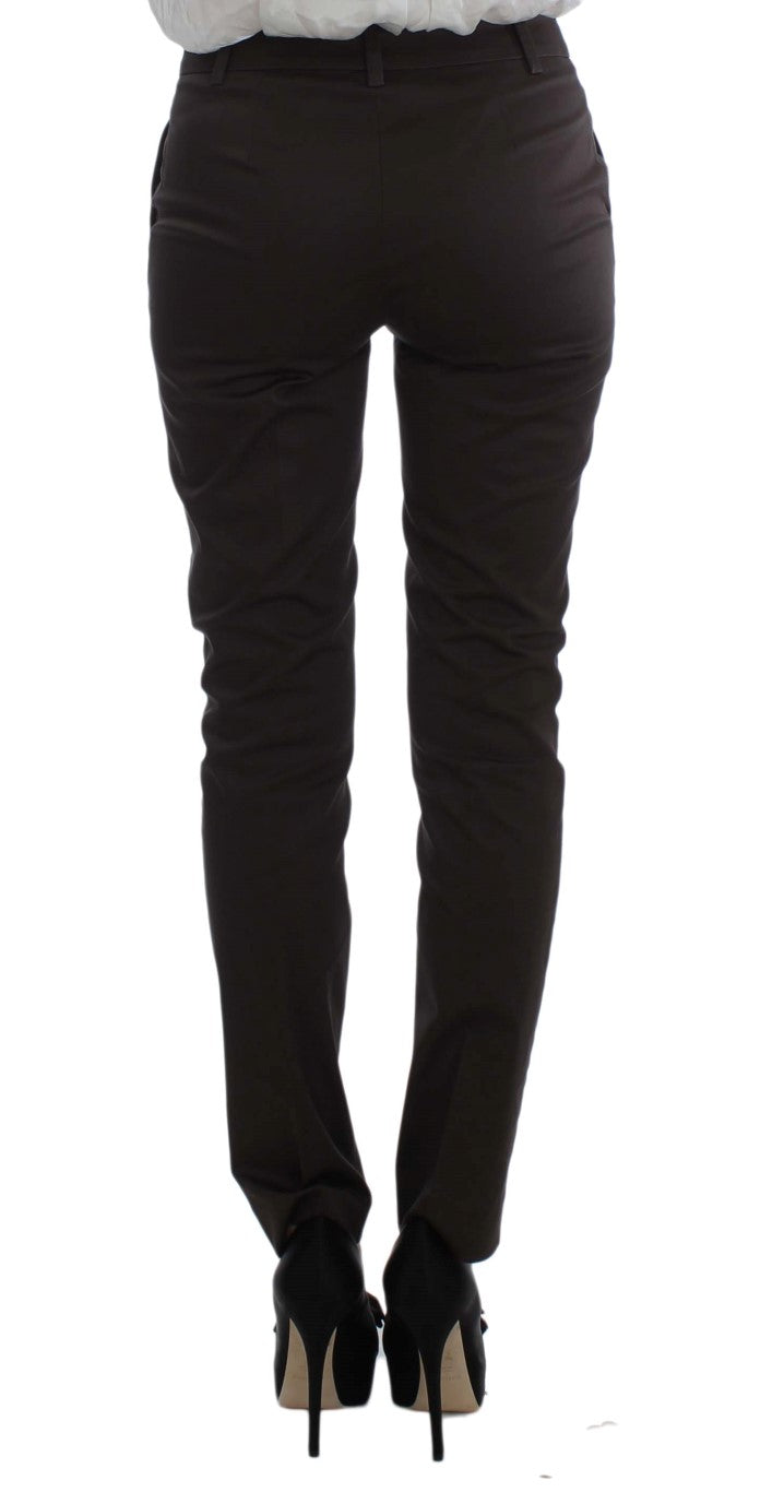 Costume Exte brun extensible à deux boutons