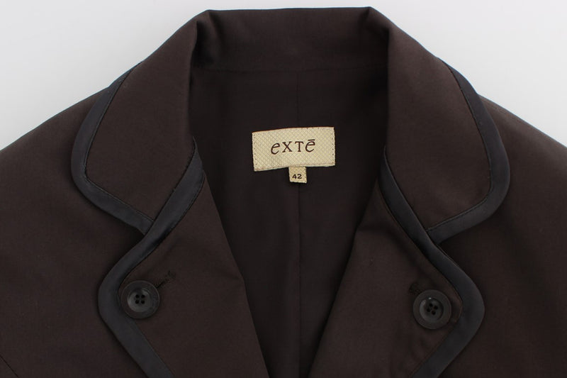 Costume Exte brun extensible à deux boutons