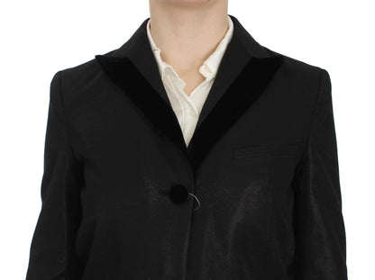 Exte Costume trois pièces noir à un bouton