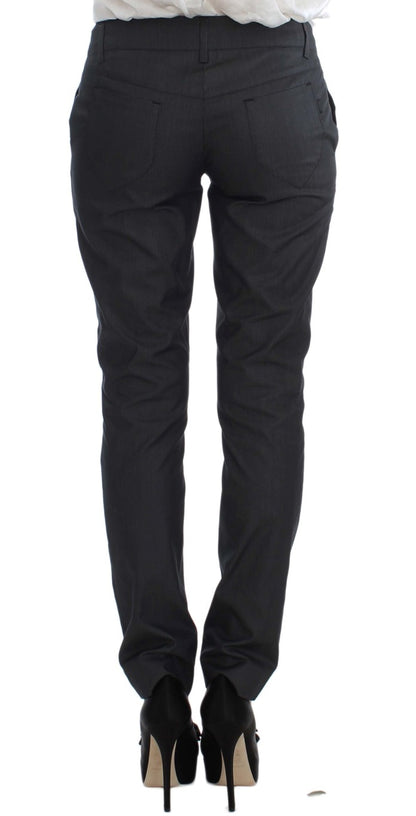 Exte Costume Gris à Un Bouton, Deux Pièces