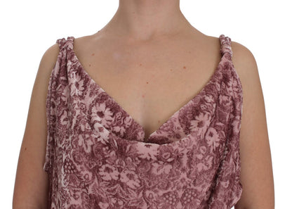Exte Haut chemisier en soie de viscose à imprimé floral rose