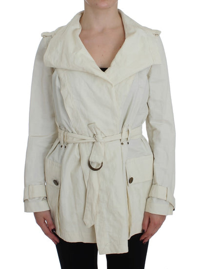 PLEIN SUD Trench-coat blanc