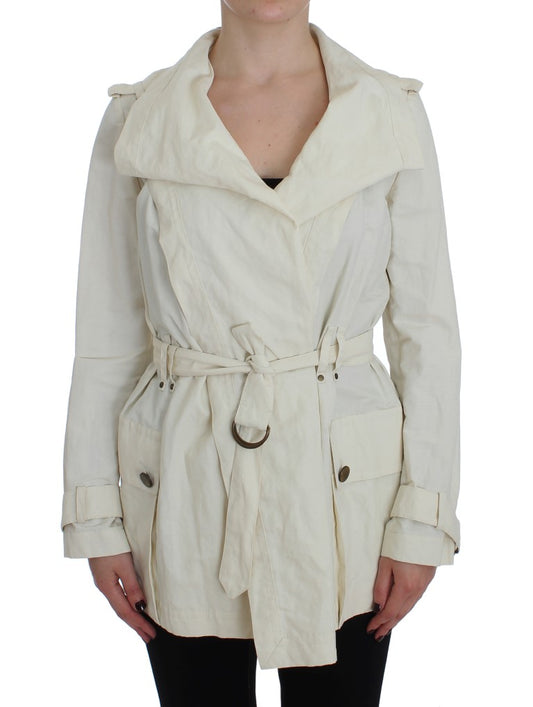 PLEIN SUD Trench-coat blanc