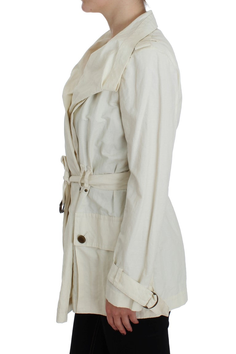PLEIN SUD Trench-coat blanc