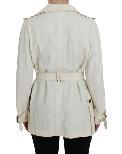 PLEIN SUD Trench-coat blanc