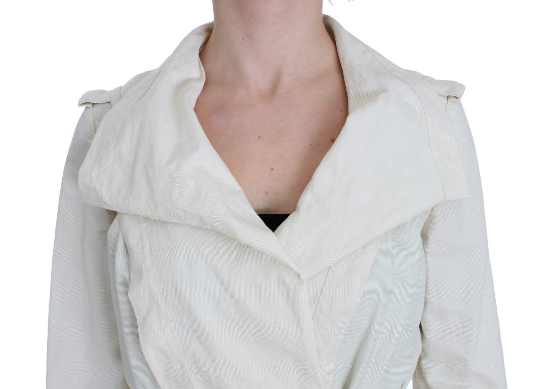 PLEIN SUD Trench-coat blanc
