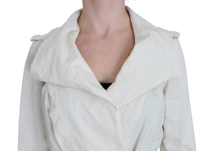 PLEIN SUD Trench-coat blanc