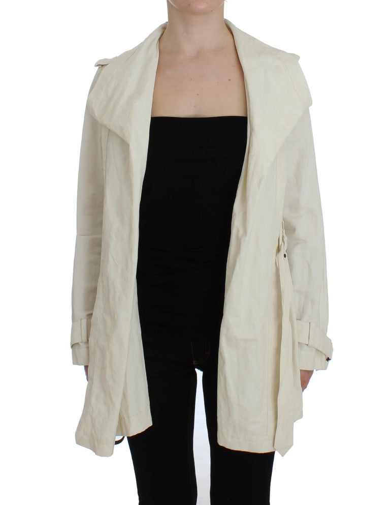 PLEIN SUD Trench-coat blanc