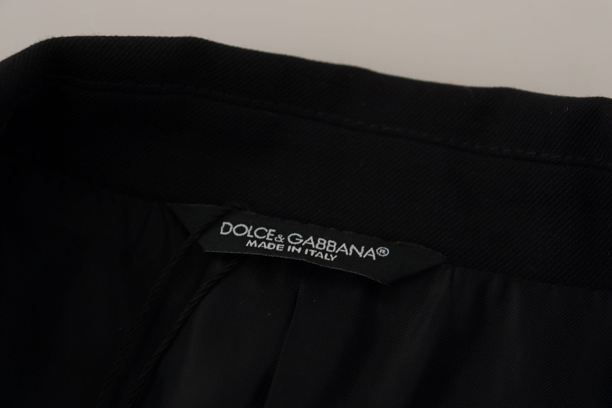 Dolce &amp; Gabbana - Blazer noir à double boutonnage