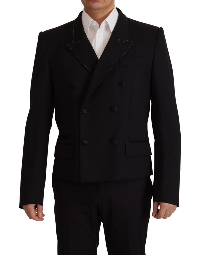 Dolce &amp; Gabbana - Blazer noir à double boutonnage