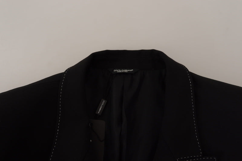 Dolce &amp; Gabbana - Blazer noir à double boutonnage
