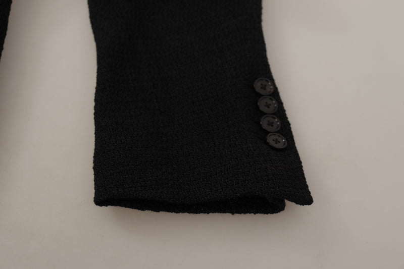 Blazer noir à simple boutonnage pour homme de Dolce &amp; Gabbana