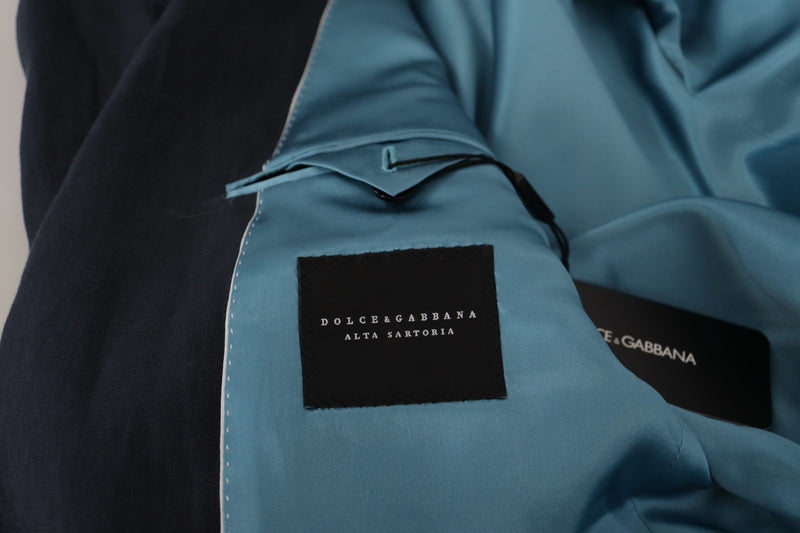 Dolce &amp; Gabbana Veste, Blazer, Manteau Bleu Foncé ALTA SARTORIA