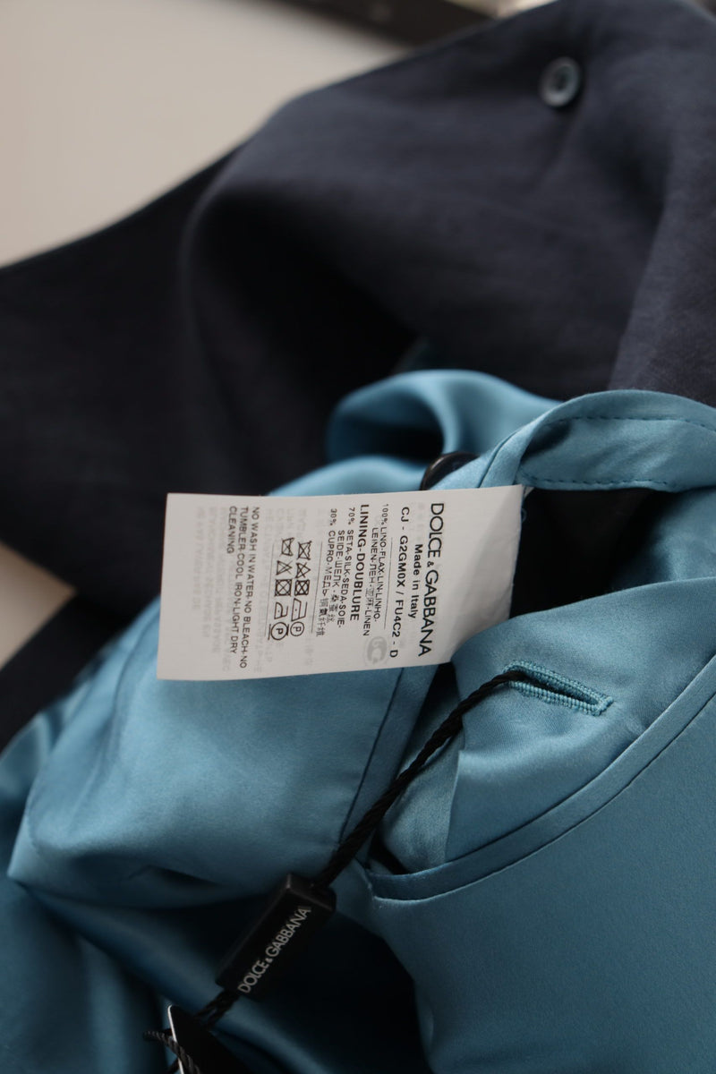 Dolce &amp; Gabbana Veste, Blazer, Manteau Bleu Foncé ALTA SARTORIA