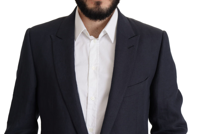 Dolce &amp; Gabbana Veste, Blazer, Manteau Bleu Foncé ALTA SARTORIA