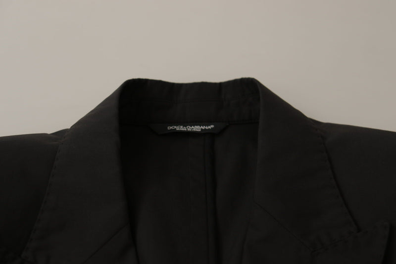 Dolce &amp; Gabbana TAORMINA, blazer noir à simple boutonnage