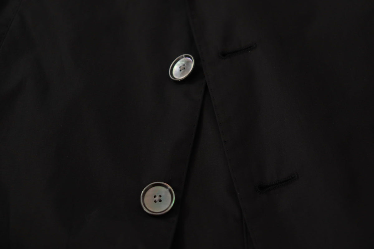 Dolce &amp; Gabbana TAORMINA, blazer noir à simple boutonnage