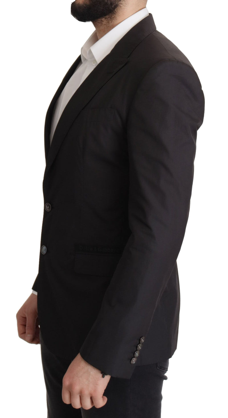 Dolce &amp; Gabbana TAORMINA, blazer noir à simple boutonnage