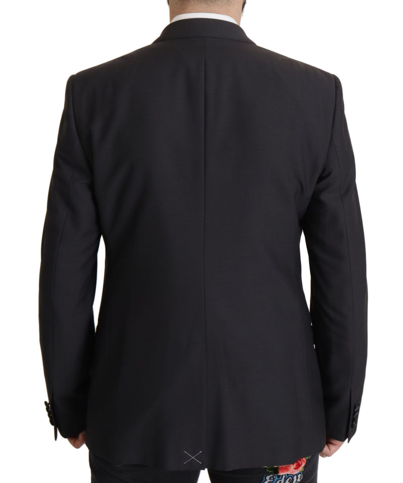 Dolce &amp; Gabbana Blazer MARTINI bleu foncé à simple boutonnage