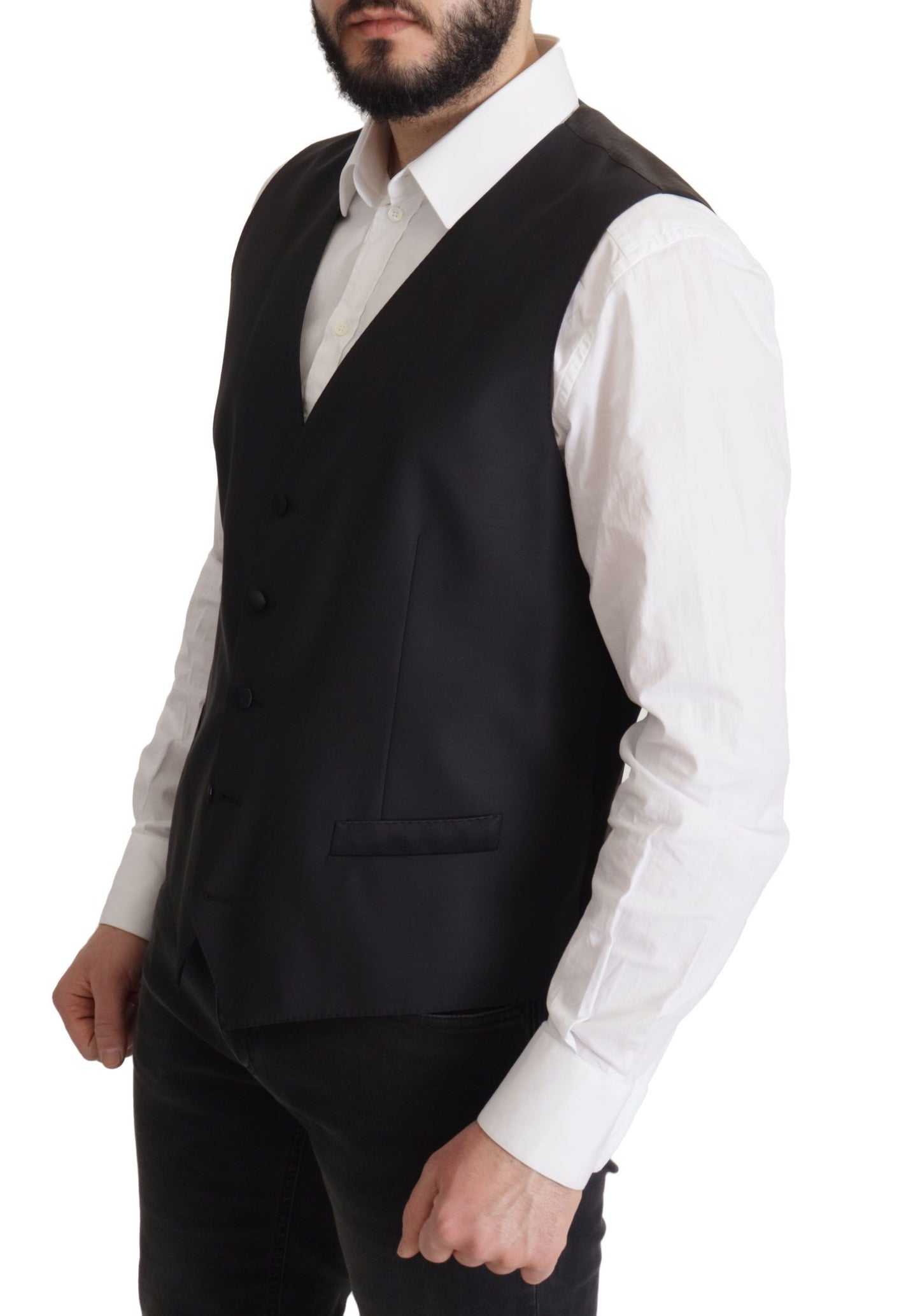 Dolce & Gabbana donkerblauwe, enkelgeknopte MARTINI blazer