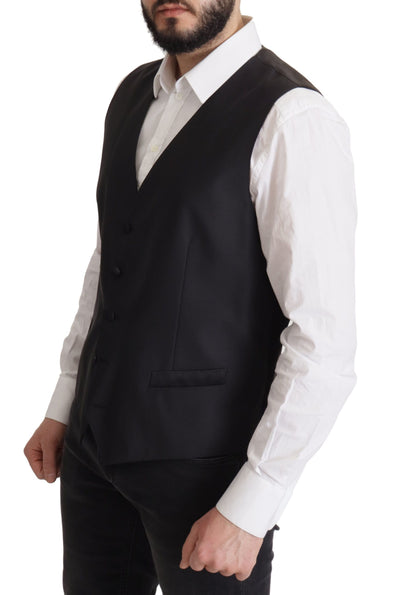 Dolce & Gabbana donkerblauwe, enkelgeknopte MARTINI blazer