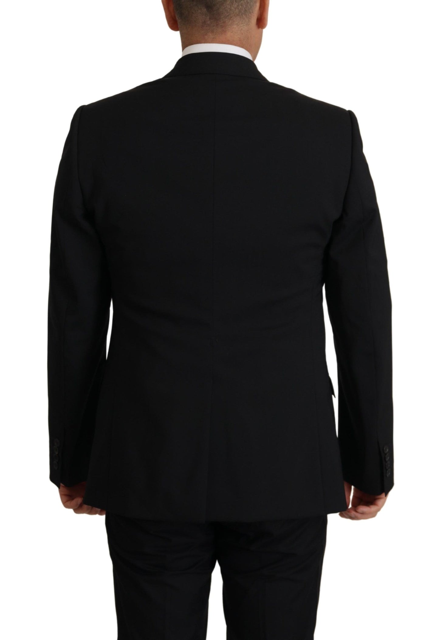 Veste et gilet noirs Dolce & Gabbana, ensemble 2 pièces, blazer MARTINI