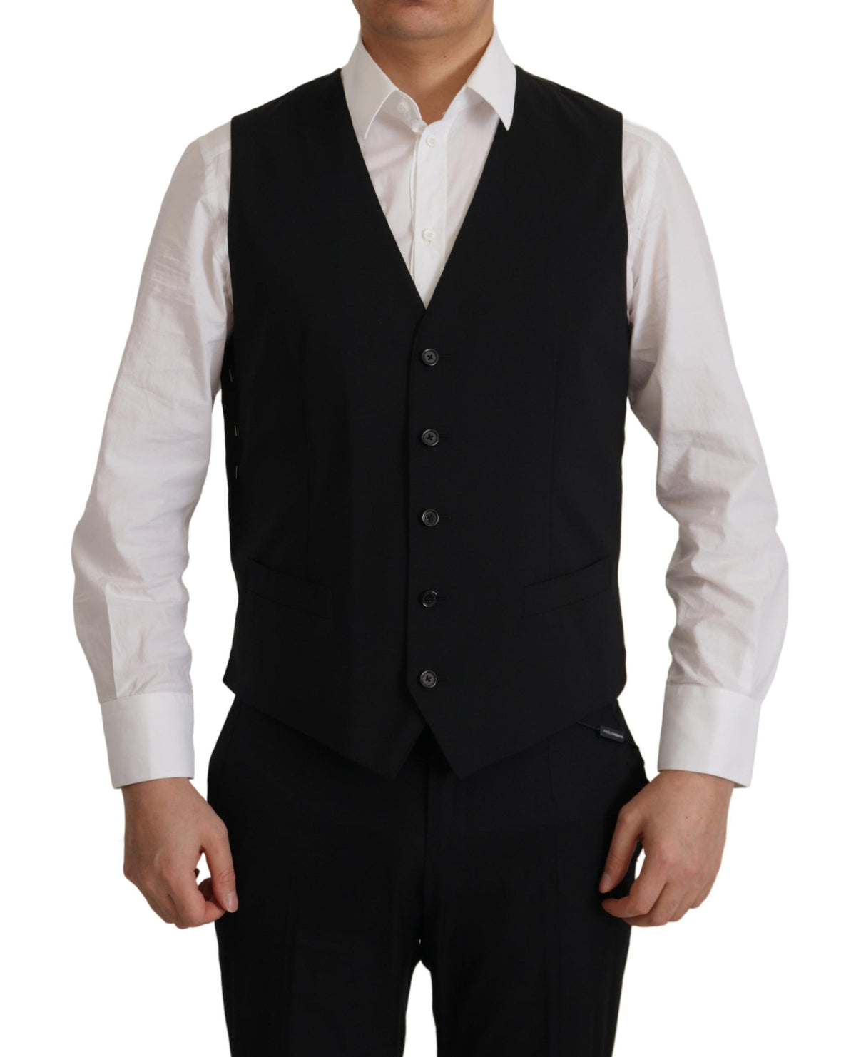 Dolce & Gabbana MARTINI Black Blazer and Vest 2 Piece Suit