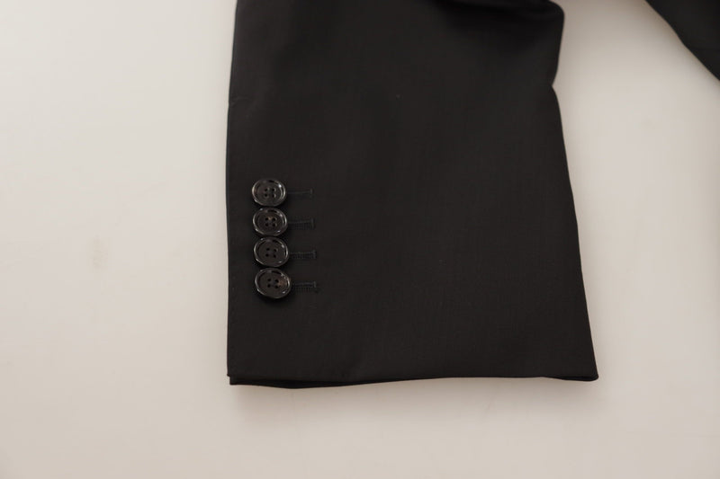 Dolce &amp; Gabbana Veste noire à simple boutonnage MARTINI Blazer
