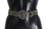 Ceinture à paillettes et boucle en cristal Dolce &amp; Gabbana