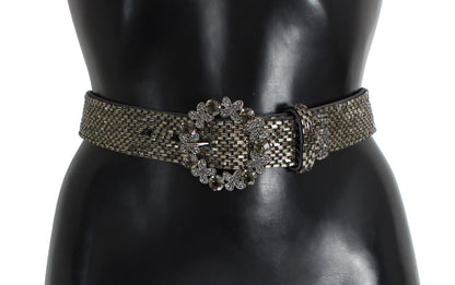 Dolce &amp; Gabbana Crystal Buckle Pailletten Taille Riem