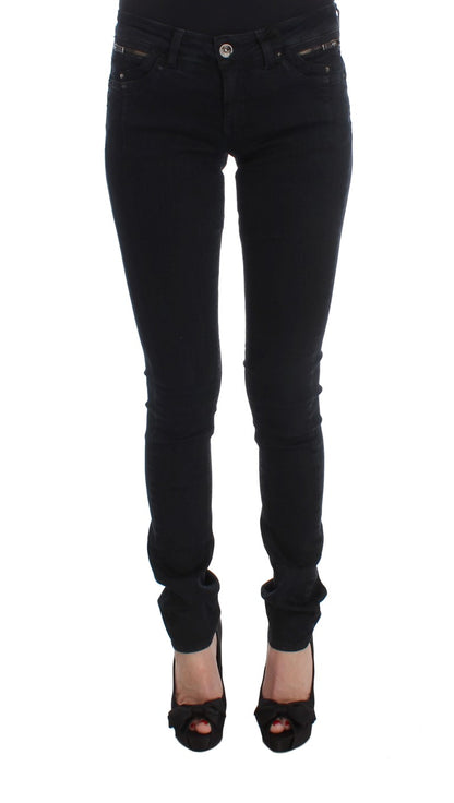 Costume National - Jeans slim en coton noir