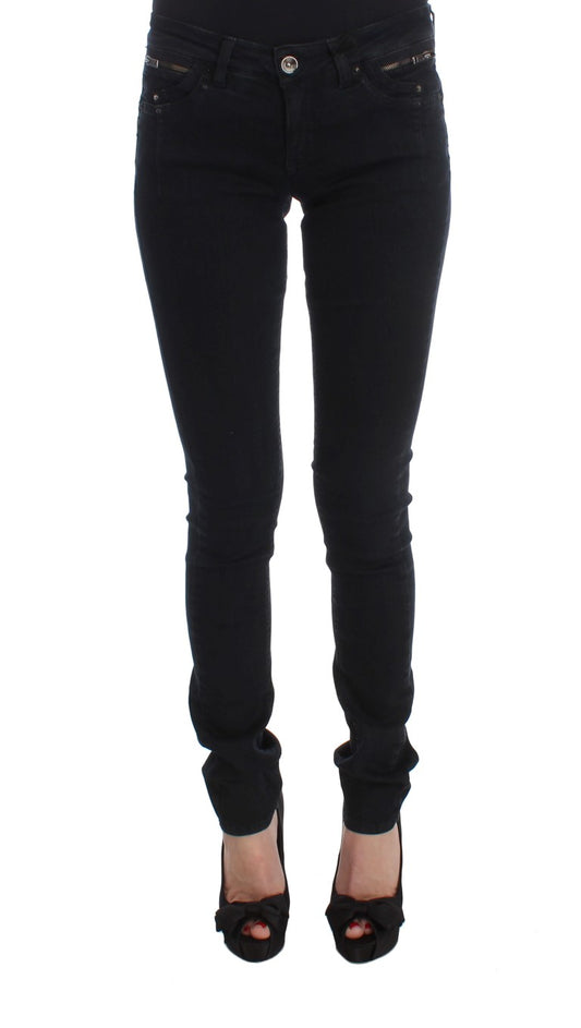 Costume National - Jeans slim en coton noir