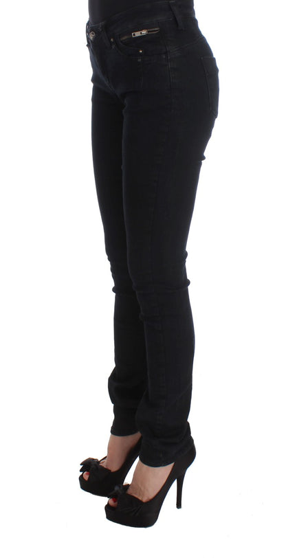 Costume National - Jeans slim en coton noir