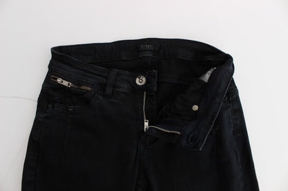 Costume National - Jeans slim en coton noir