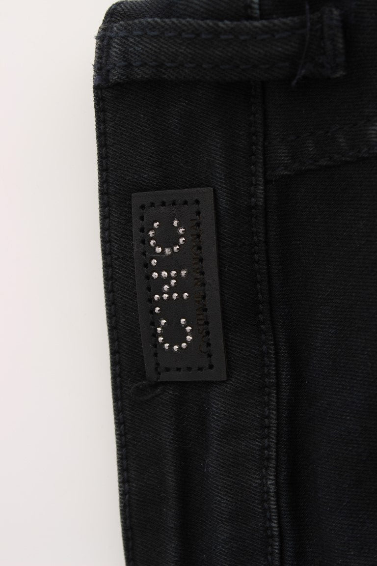 Costume National - Jeans slim en coton noir