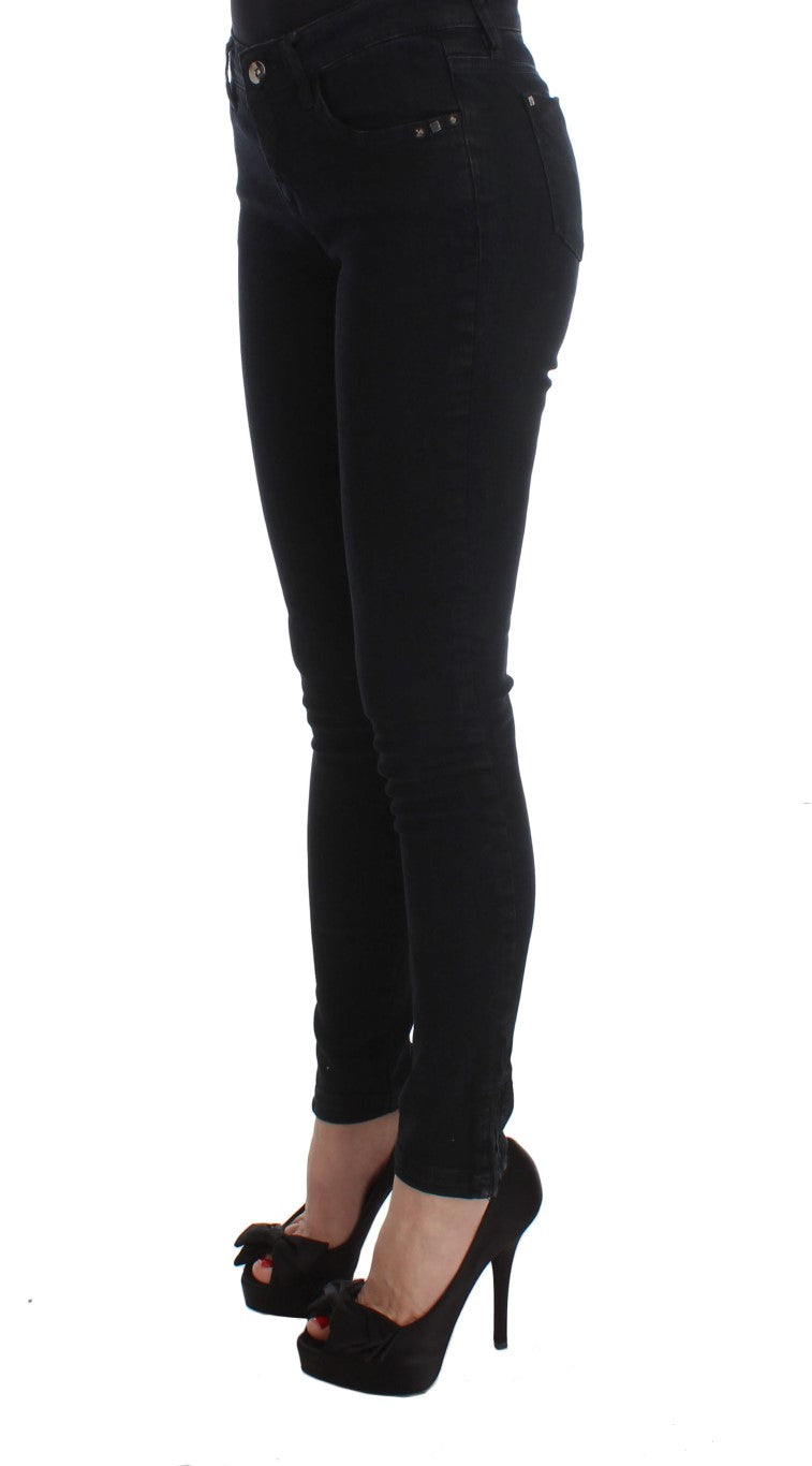 Costume National - Jeans slim en coton noir