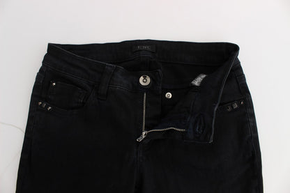 Costume National - Jeans slim en coton noir