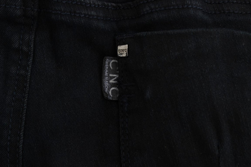Costume National - Jeans slim en coton noir