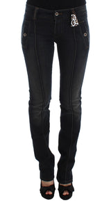 Jean slim en coton bleu lavé Ermanno Scervino