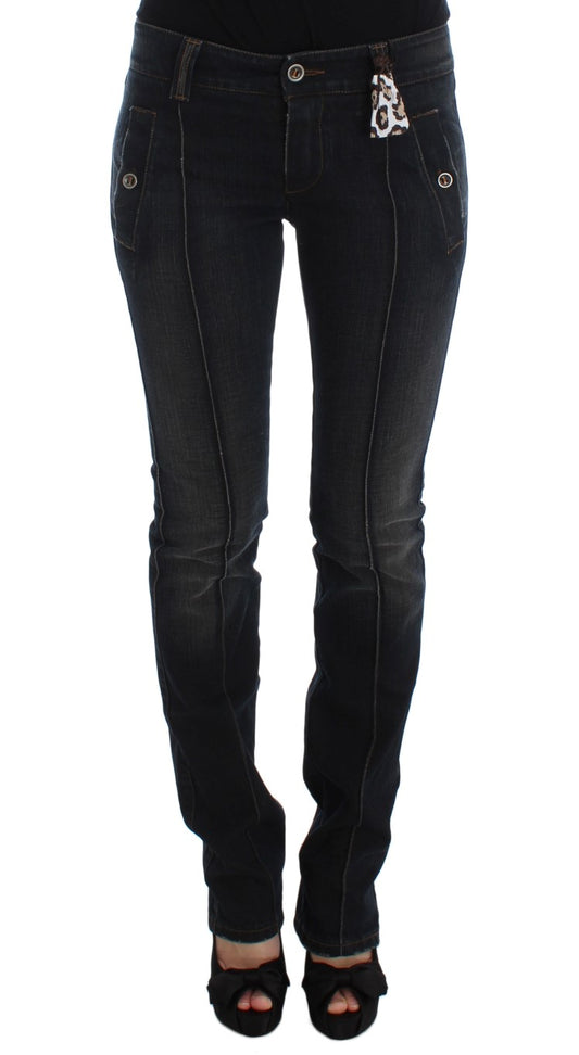 Jean slim en coton bleu lavé Ermanno Scervino
