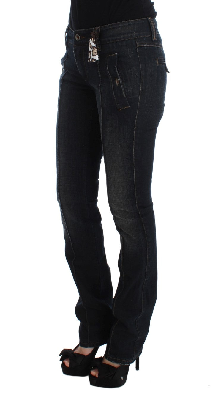 Jean slim en coton bleu lavé Ermanno Scervino