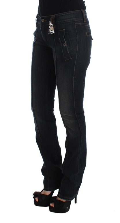 Jean slim en coton bleu lavé Ermanno Scervino