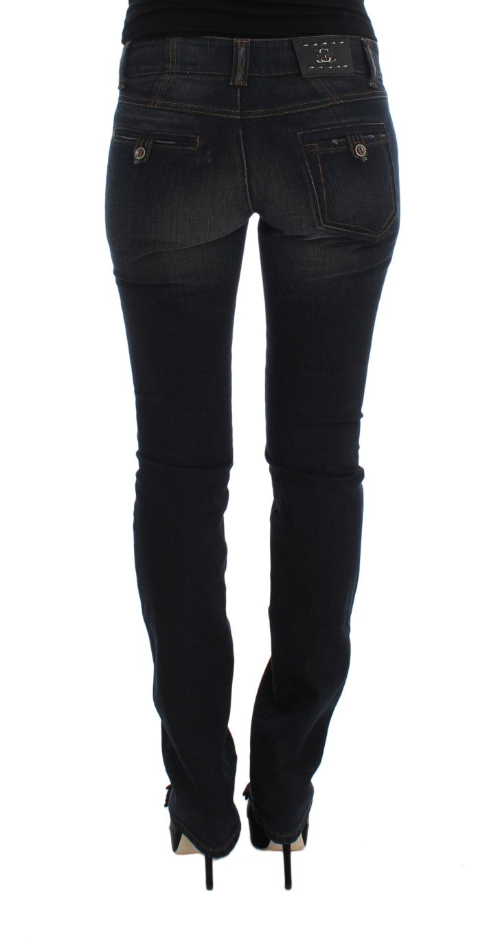 Jean slim en coton bleu lavé Ermanno Scervino