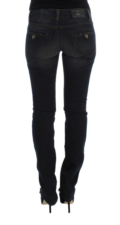 Jean slim en coton bleu lavé Ermanno Scervino