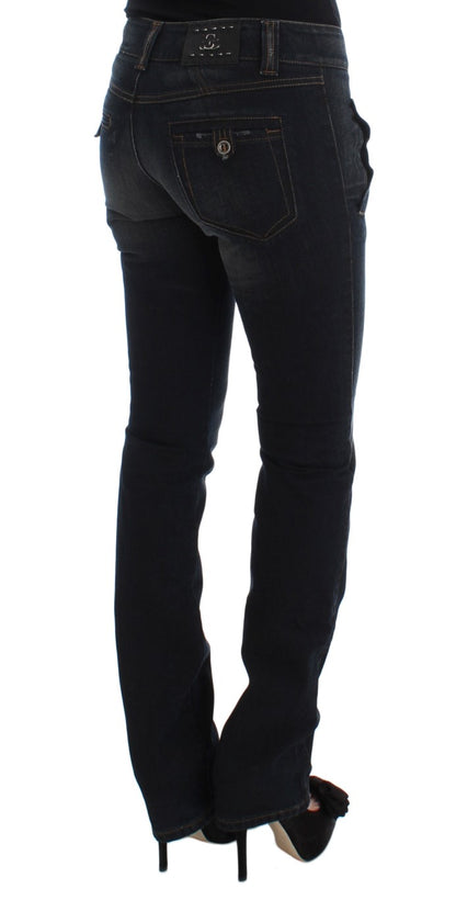 Jean slim en coton bleu lavé Ermanno Scervino